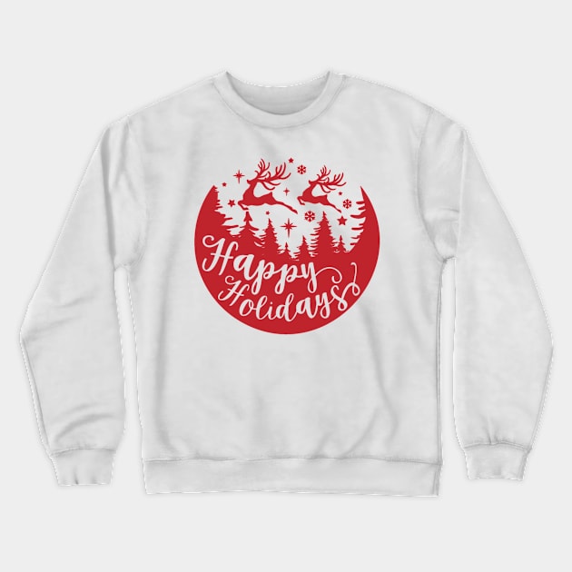 Ornament, Happy Holidays Crewneck Sweatshirt by the kratingdaeng